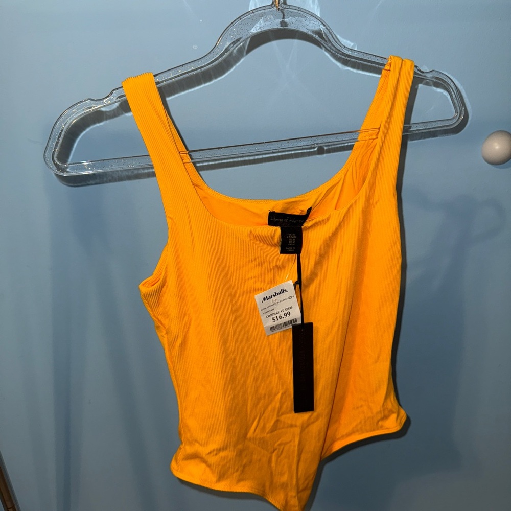 Marshalls Vibrant Orange Bodysuit